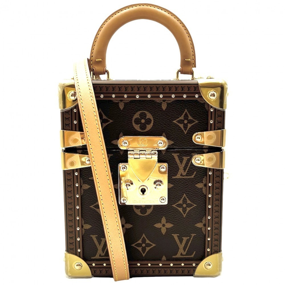 Louis Vuitton Monogram Camera Box Bag Brown